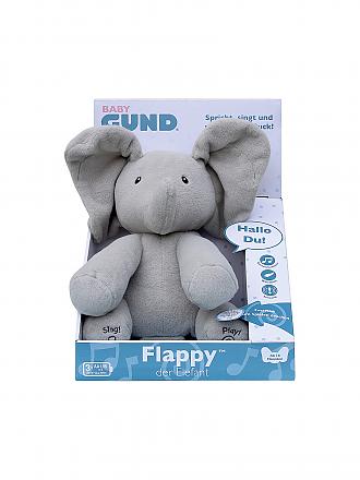 SPINMASTER | GUND Flappy, der singende und sprechende Elefant  30cm | grau