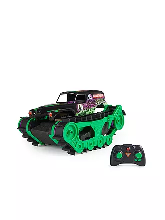 SPINMASTER | Monster Jam Ferngesteuertes Auto Grave Digger Trax RC Truck 1:15 | keine Farbe