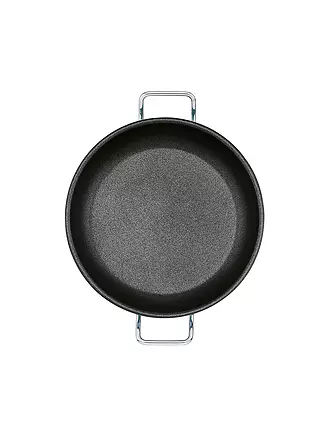 SPRING | Servierpfanne XL hoch 28 cm VULCANO INTENSE PRO Edelstahl Antihaft | silber