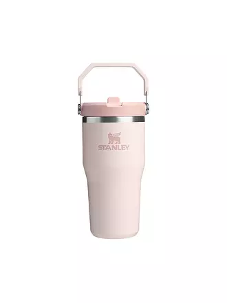 STANLEY | Isolierflasche - Thermosflasche Flip Straw 2.0 0.6l Rose Quartz | hellgrau