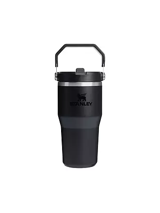 STANLEY | Isolierflasche - Thermosflasche Flip Straw 2.0 0.6l Rose Quartz | schwarz