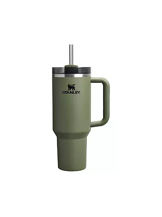 STANLEY | Isolierflasche - Thermosflasche Quencher H2.0 1,2l Hot Coral | dunkelgrün