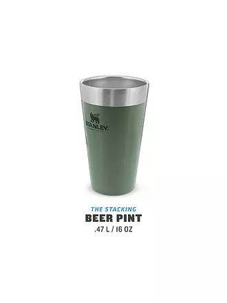 STANLEY | Isoliertrinkbecher Adventure Pint Becher 0,47 Liter | schwarz