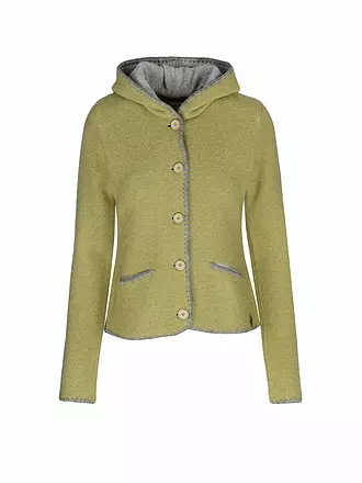 STAPF | Strickjacke Tailored Fit LOREA | grün