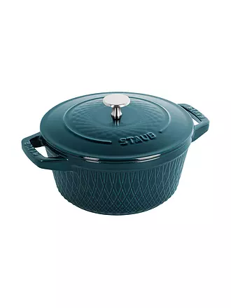 STAUB | Cocotte TwisterCocotte Twister 24cm La Mer | weiss
