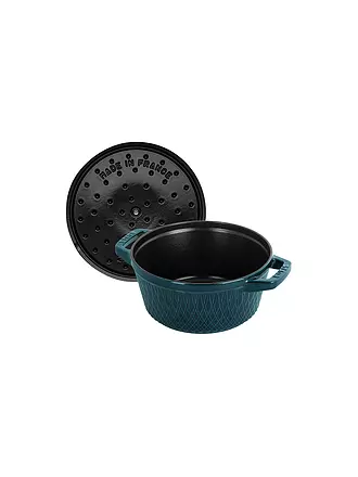 STAUB | Cocotte TwisterCocotte Twister 24cm La Mer | weiss
