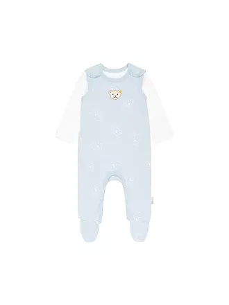 STEIFF | Baby Set 2tlg Strampler und Langarmshirt | hellblau