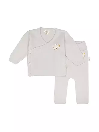 STEIFF | Baby Set Strickjacke und Strickhose 2 teilig | grau