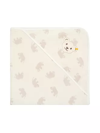 STEIFF | Badetuch mit Kapuze | creme