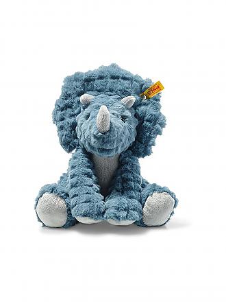STEIFF | Soft Cuddly Friends Dixi Triceratops 28cm | blau