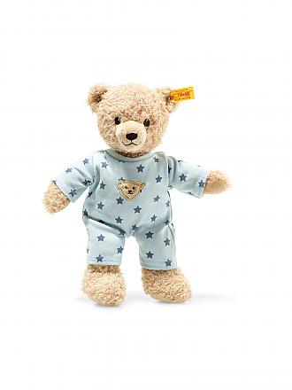 STEIFF | Teddy and Me Teddybär Junge Baby mit Schlafanzug 25cm 241642 | blau