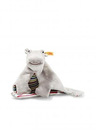 STEIFF | Wild Sweeties Torben Nilpferd Schmusetuch | grau