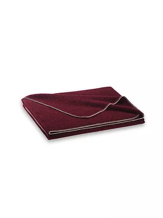 STEINER 1888 | Wolldecke - Plaid Alina 150x190cm Mais | beere