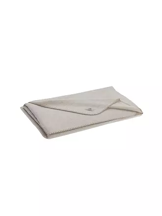 STEINER 1888 | Wolldecke ALINA 145x190cm Platin | beige