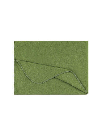 STEINER 1888 | Wolldecke Sophia 145x190cm Taupe | grün