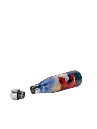 STEP BY STEP | Edelstahl Trinkflasche - Ninja Kimo 0,5L | bunt
