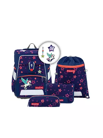 STEP BY STEP | Schultaschen Set 5tlg SPACE Shine Tiger Night Kimba | lila