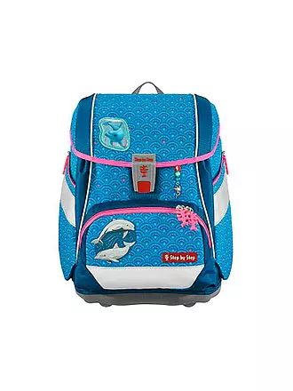 STEP BY STEP | Schultaschen Set 6tlg 2in1 Plus Dolphin Pippa | blau