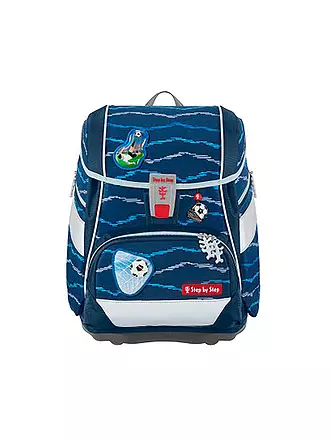 STEP BY STEP | Schultaschen Set 6tlg 2in1 Plus Soccer Lars | schwarz