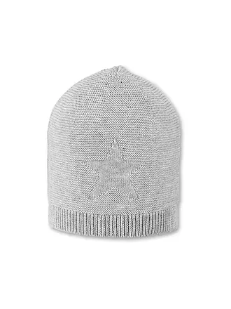 STERNTALER | Baby Mütze - Haube | hellgrau