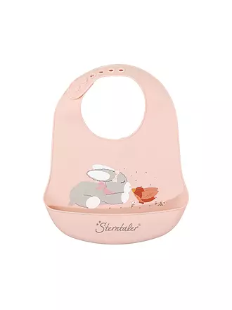 STERNTALER | Silikon Lätzchen Emmi Girl mit Auffangschale | rosa