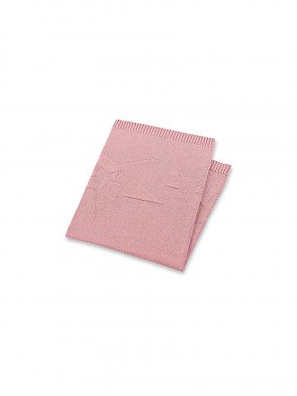 STERNTALER | Strick-Schmusedecke | rosa