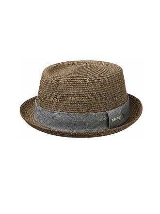 STETSON | Strohhut - Porkpie TOYO | grau