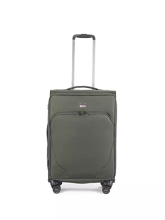 STRATIC | Trolley weich MIX 65cm darkgreen | blau