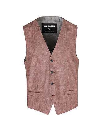 STRELLSON | Anzugweste Slim Fit | rot