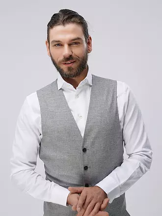 STRELLSON | Anzugweste Slim Fit | grün