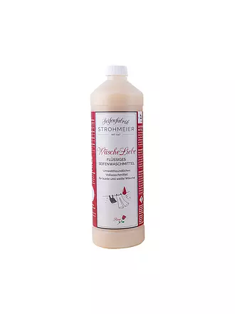 STROHMEIER | Wäscheliebe Flüssiges Seifenwaschmittel Rose 1 Liter | creme