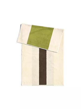 SUITE702 | Handtuch 50x100cm MARTENS AND MARTENS Brown/Lime | dunkelrot