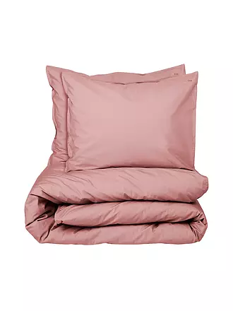 SUITE702 | Perkal Bettwäsche 70x90cm/140x200cm Dusty Rose | hellgrau