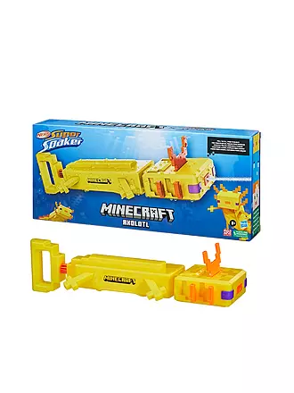 SUPER SOAKER | Nerf Super Soaker Minecraft Axolotl | keine Farbe