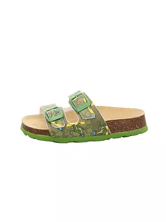 SUPERFIT | Jungen Hausschuhe - Pantoffel | olive