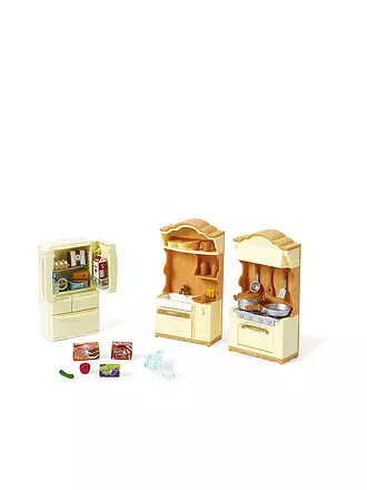 SYLVANIAN FAMILIES | Landhaus Küche mit Kühlschrank | keine Farbe