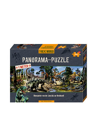 T-REX WORLD | Panorama-Puzzle T-Rex World (250 Teile) | keine Farbe