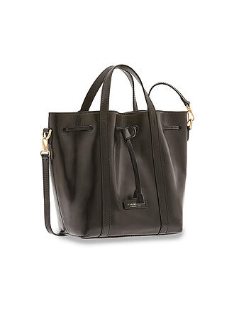 THE BRIDGE | Ledertasche - Bucket Bag Vittoria | rot