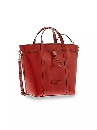 THE BRIDGE | Ledertasche - Bucket Bag Vittoria | schwarz