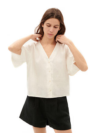 THINKING MU | Bluse LIBELULA | weiss