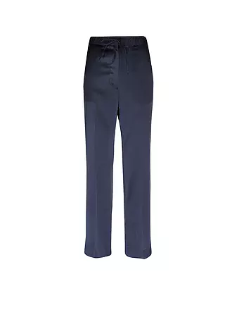 TIGER OF SWEDEN | Satinhose MEEJA | dunkelblau