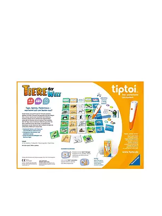 TIPTOI | tiptoi® Tiere der Welt | keine Farbe