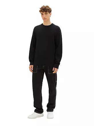 TOM TAILOR DENIM | Pullover | schwarz