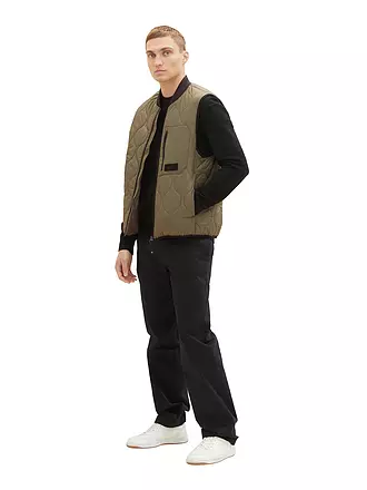 TOM TAILOR DENIM | Steppgilet | schwarz