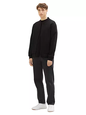 TOM TAILOR DENIM | Sweatjacke | schwarz