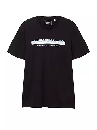 TOM TAILOR DENIM | T-Shirt | schwarz