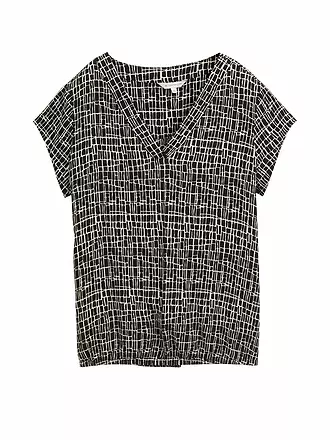 TOM TAILOR | Blusenshirt | schwarz