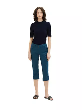TOM TAILOR | Capri Hose | dunkelblau