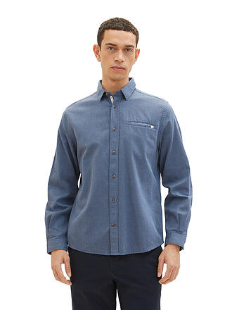 TOM TAILOR | Hemd Regular Fit | blau