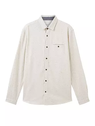 TOM TAILOR | Hemd Regular Fit | weiss